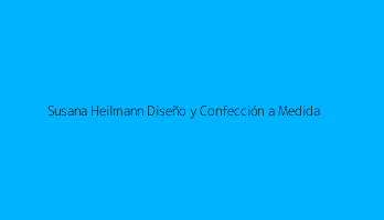 Susana Heilmann Diseño y Confección a Medida